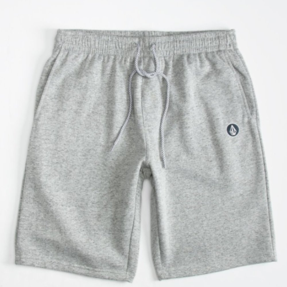 VOLCOM Pilsdon Mens Gray Sweat Shorts-Gray